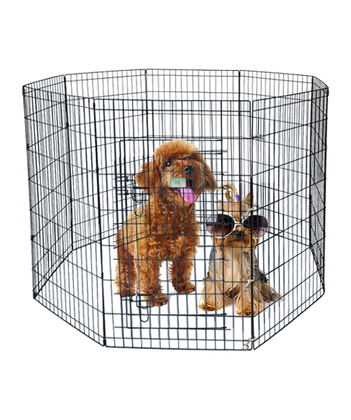 寵物鋼絲圍欄 YD008B黑塑